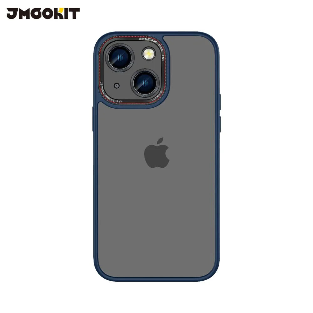 Canon Lens Protective Shell JMGOKIT for Apple iPhone 14 Blue