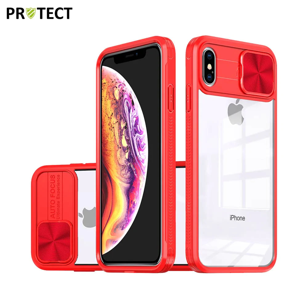 Ochranné puzdro IE027 PROTECT pre Apple iPhone X/iPhone XS Red