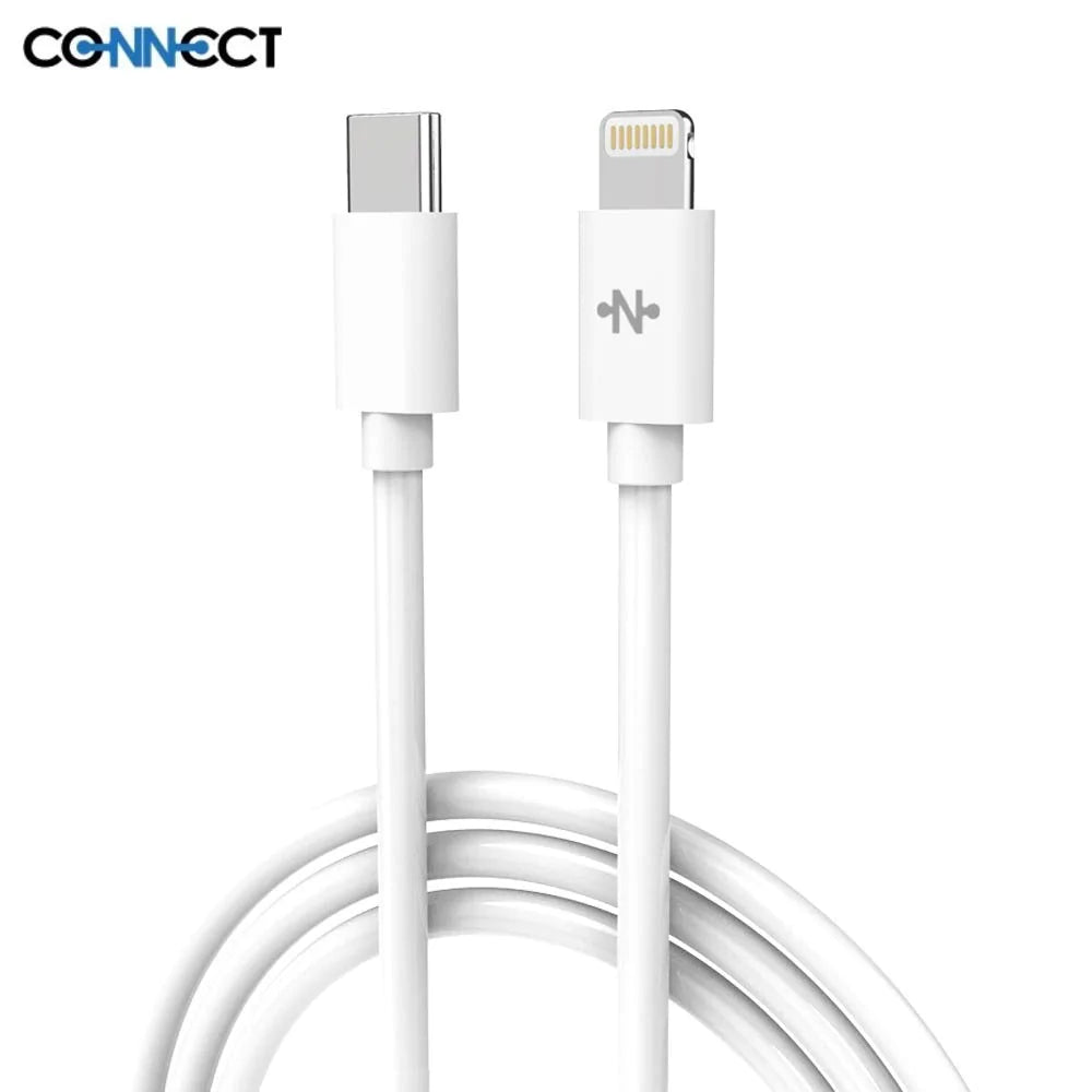 CONNECT MC-CLB2 Data Type-C to Lightning cable (1m) White