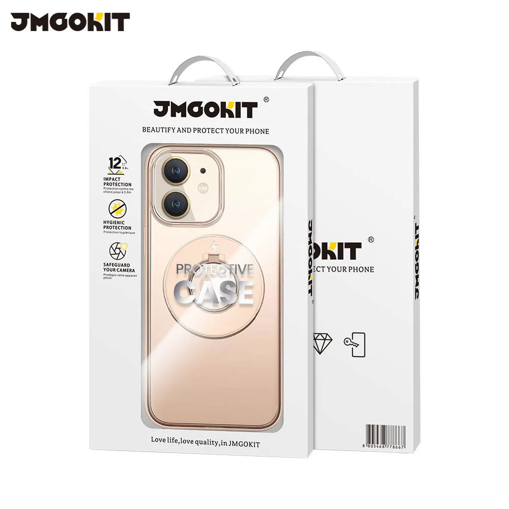 King JMGOKIT Protective Case for Apple iPhone 12 Pro Max MagSafe Gold