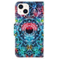 Case iPhone 15 Coloured Mandala with Strap