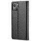 Flip Cover iPhone 15 Plus Carbon Fiber LC.IMEEKE
