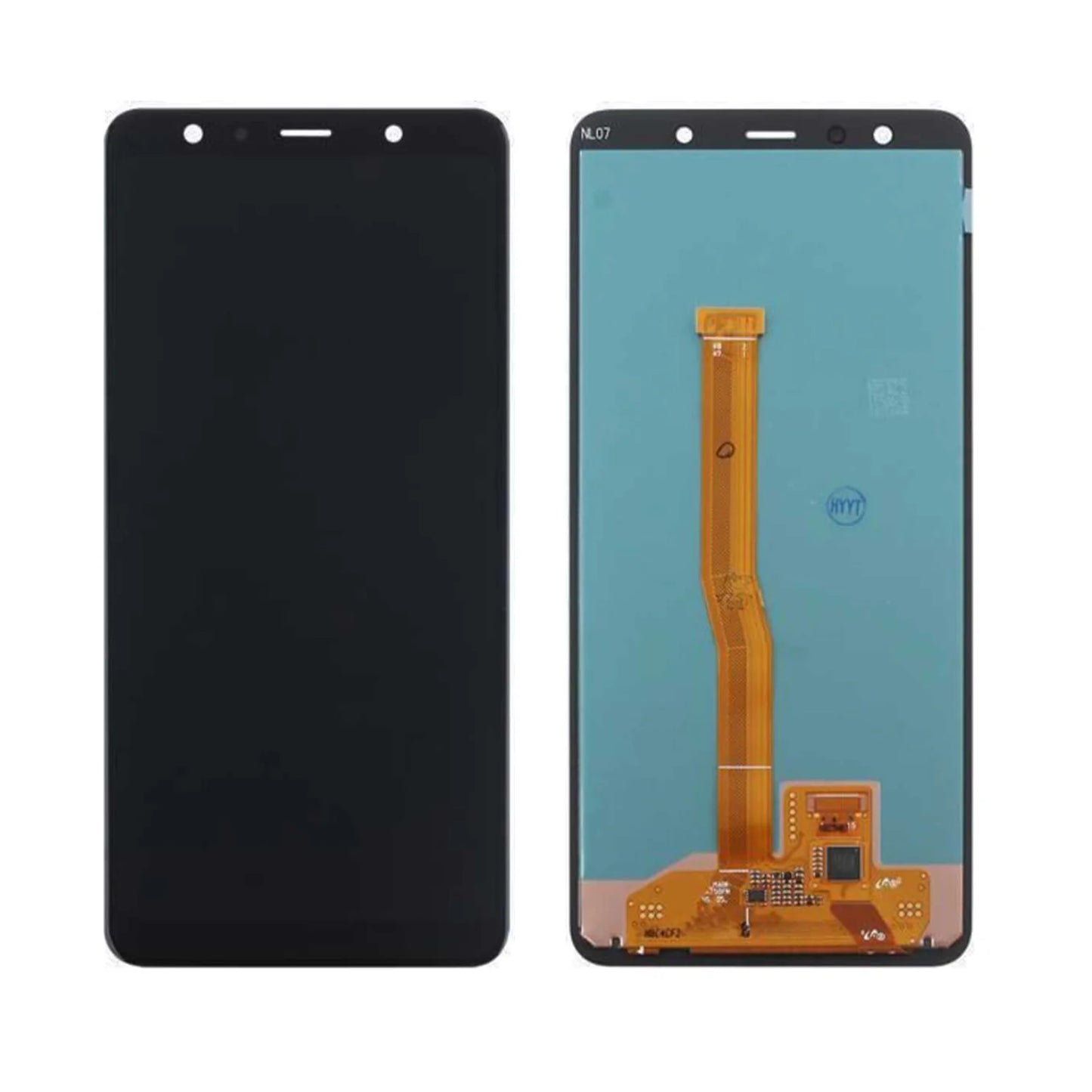 Samsung Galaxy A7 2018 A750 OLED displej a dotyková obrazovka čierna OEM