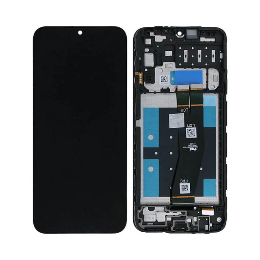 Obrazovka a dotyk s rámom Samsung Galaxy A14 4G A145F čierny (OEM)