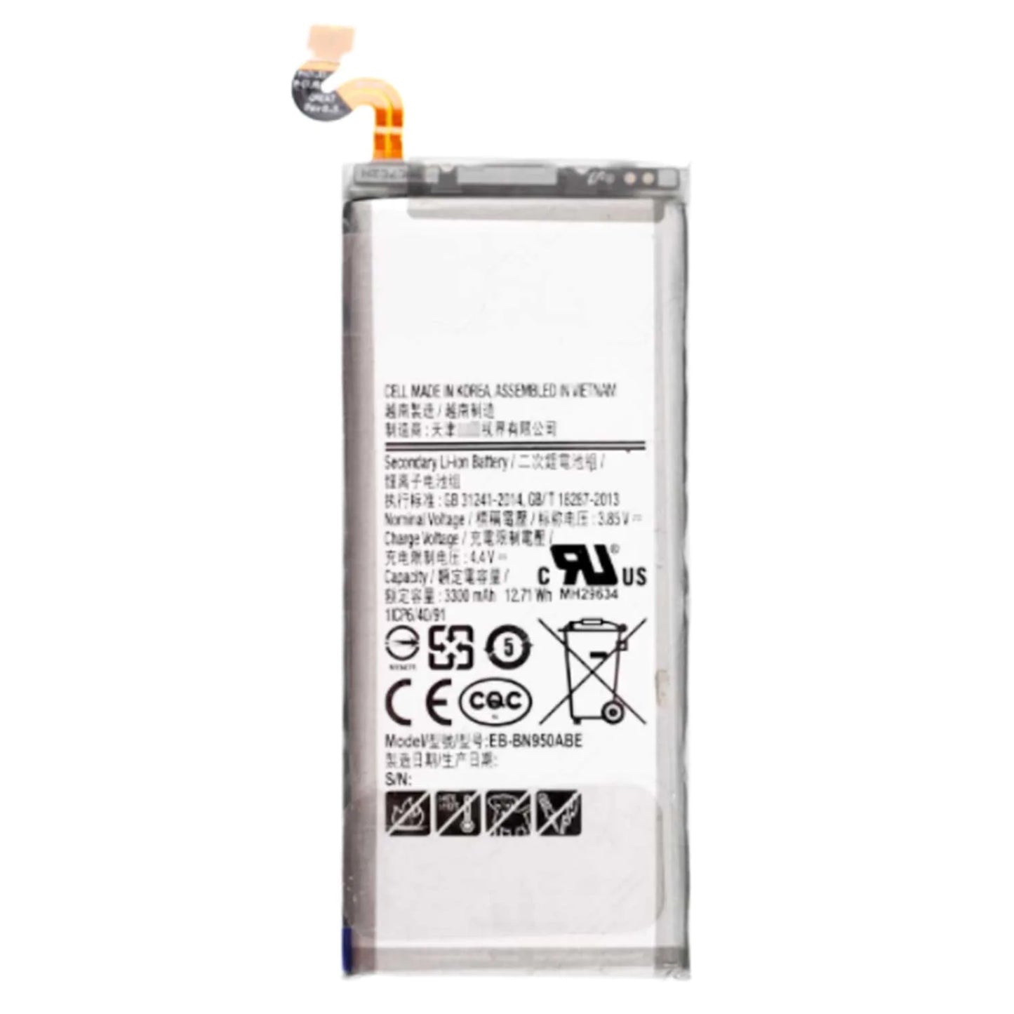 Original Samsung Galaxy Note 8 N950 Battery GH82-15090A EB-BN950ABE (Service Pack)