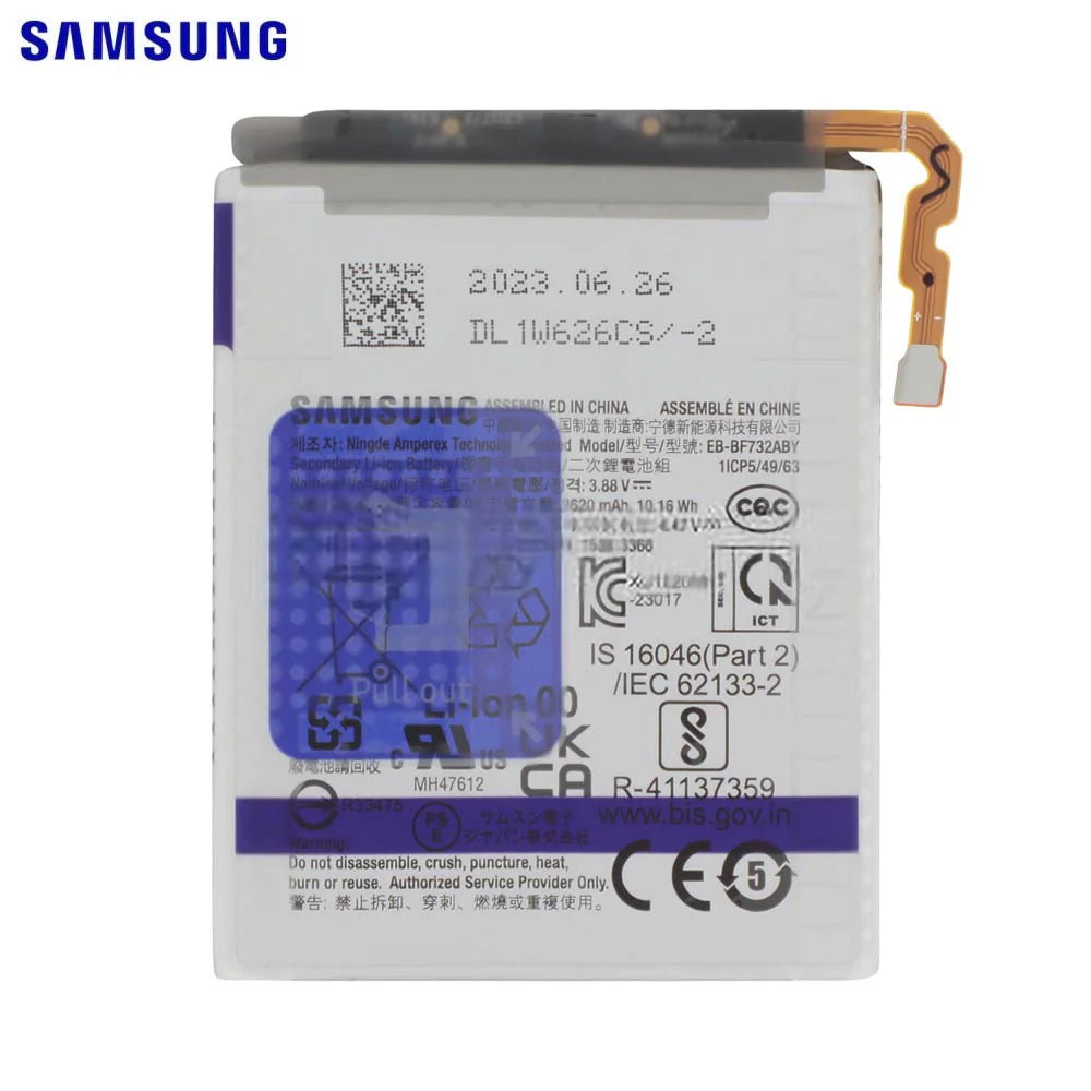 Originálna sekundárna batéria Samsung Galaxy Z Flip5 5G F731 GH82-31831A EB-BF732ABY (servisný balík)