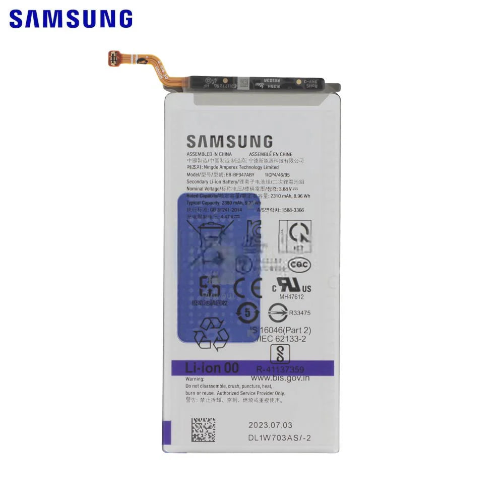 Original Samsung Galaxy Z Fold 5 5G F946 GH82-31846A EB-BF947ABY Secondary Battery (Service Pack)