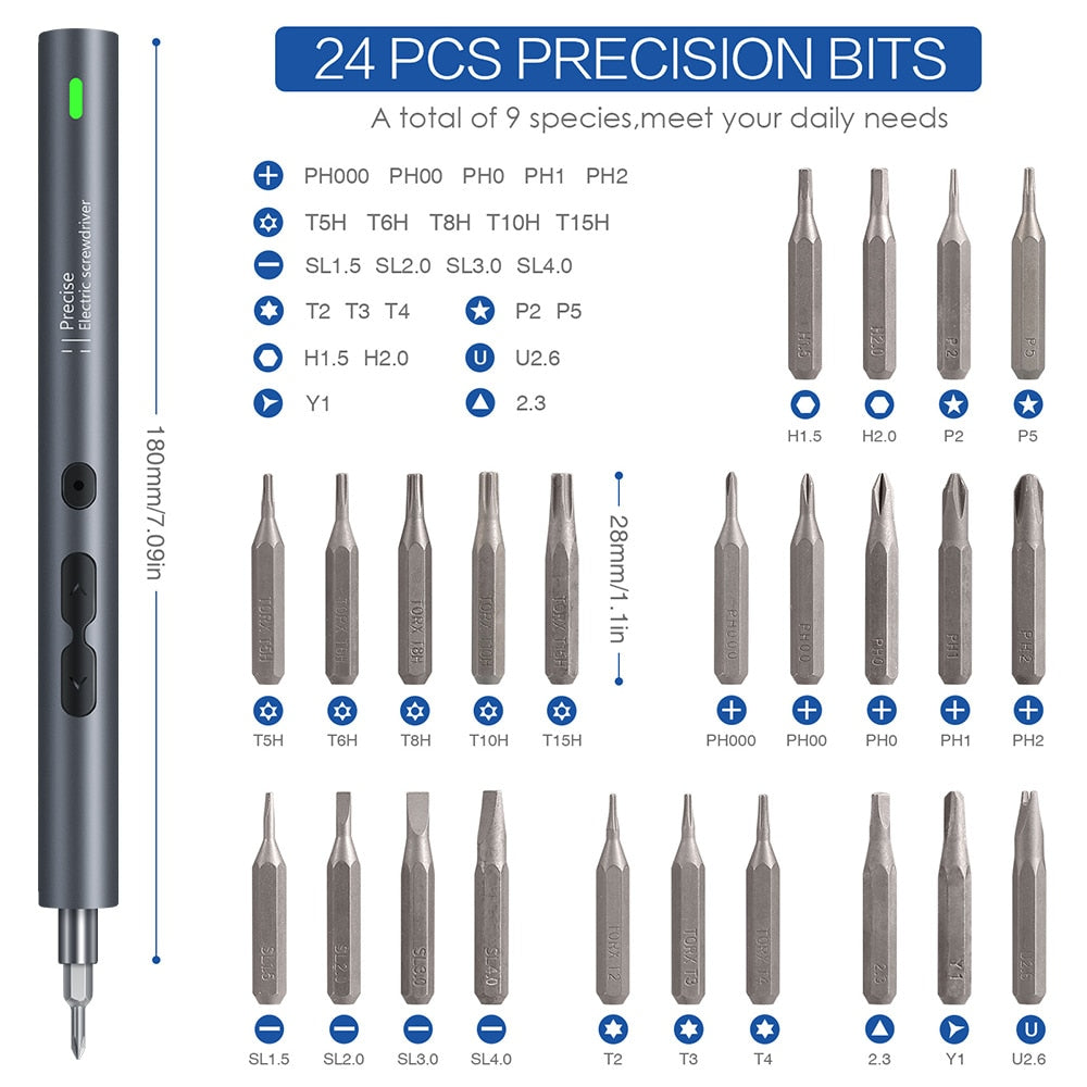 Mobile Maintenance Screwdrivers for Phones Precision Electric